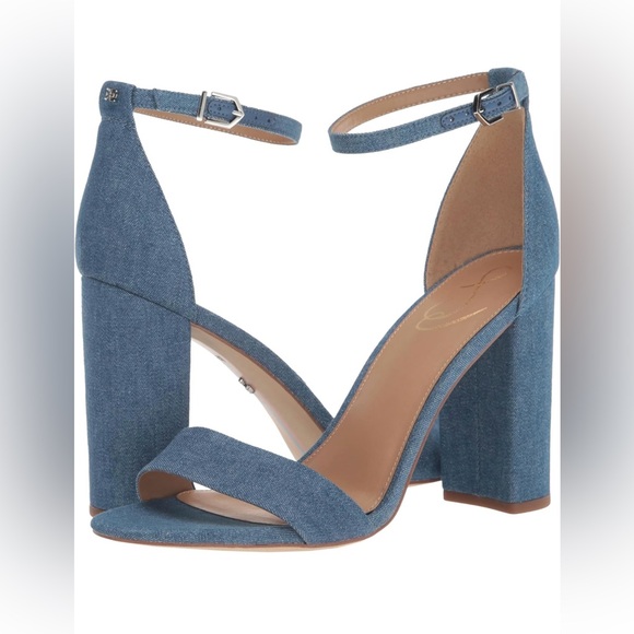 Sam Edelman Women's, Yaro Sandal Color: Washed Indigo Denim - Picture 8 of 9